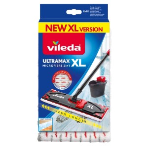 Vileda Ultramax XL mop z nakładką z mikrofibry i wiadrem, zestaw do czyszczenia podłóg.