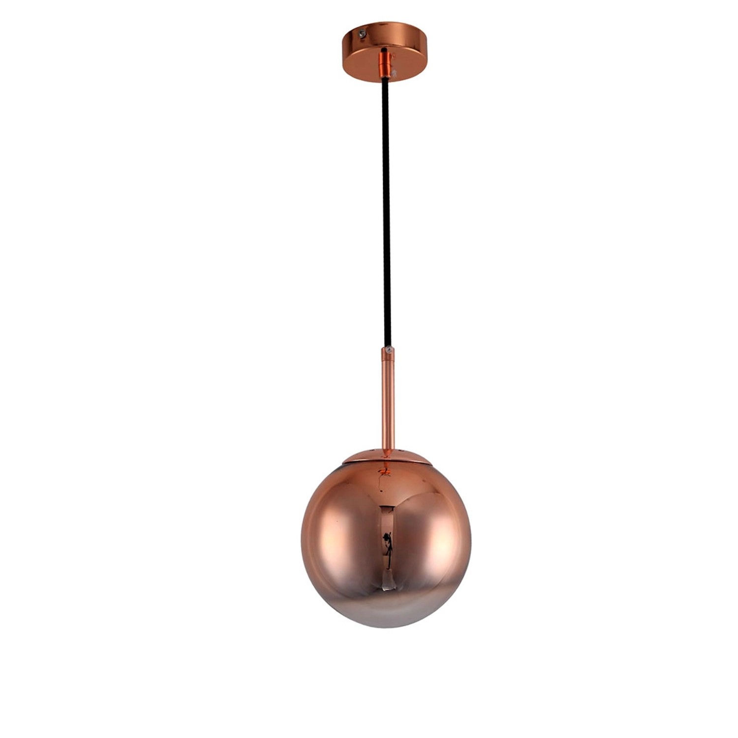 Light Prestige Lampa PALLA śr. 15 cm 1xE14 40W miedziana