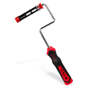 t.b.t. Uchwyt do wałka malarskiego z czerwono-czarną rączką.