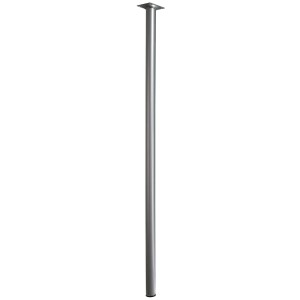 Noga do stołu Hettich, Ø 30 mm, wysokość 900 mm, wygląd aluminium do stołów.