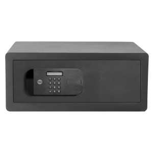 Czarny sejf Yale High Security Safe Laptop 26,9 l z kodem.