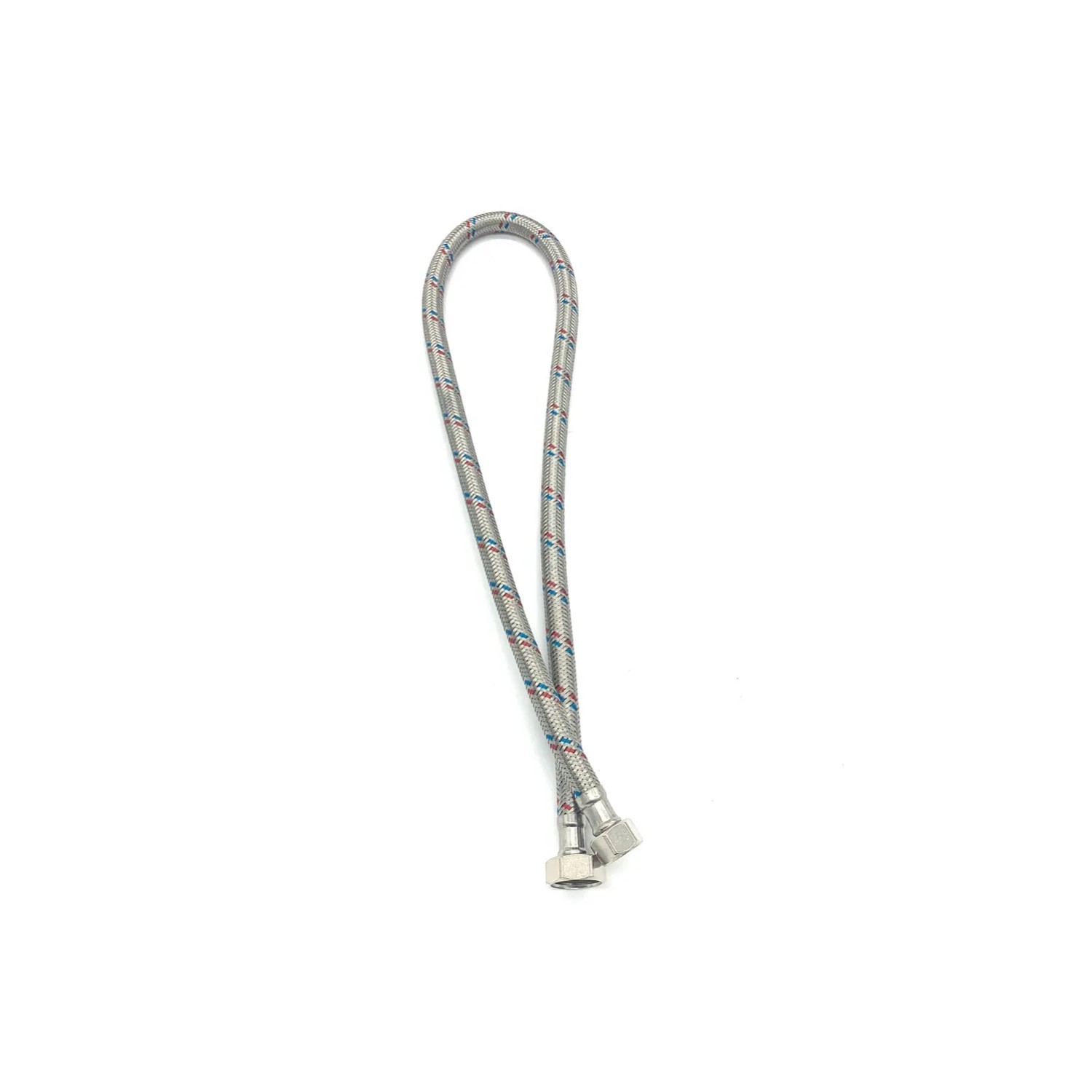 Fluvius Wężyk nierdzewny 1/2 x 3/8 L80 ww