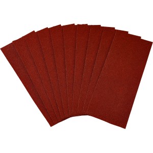 Paski ścierne LUX Classic K180, 10 sztuk, do szlifierek oscylacyjnych do obróbki drewna i metalu.