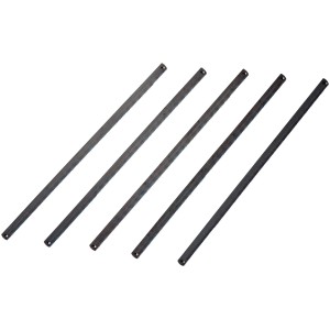 5 szt. brzeszczotów LUX do metalu, 150 mm, odpowiednie do metali takich jak miedź lub aluminium.