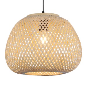 MiLAGRO Lampa wisząca PETRA 1xE27 15W bambus