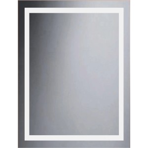 Prostokątna t.b.t. Lustra z oświetleniem LED dookoła.