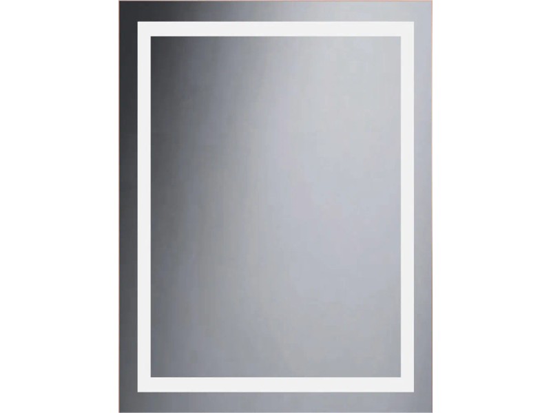 Dubiel Vitrum Lustro Bravo z oświetleniem LED 60x80 cm