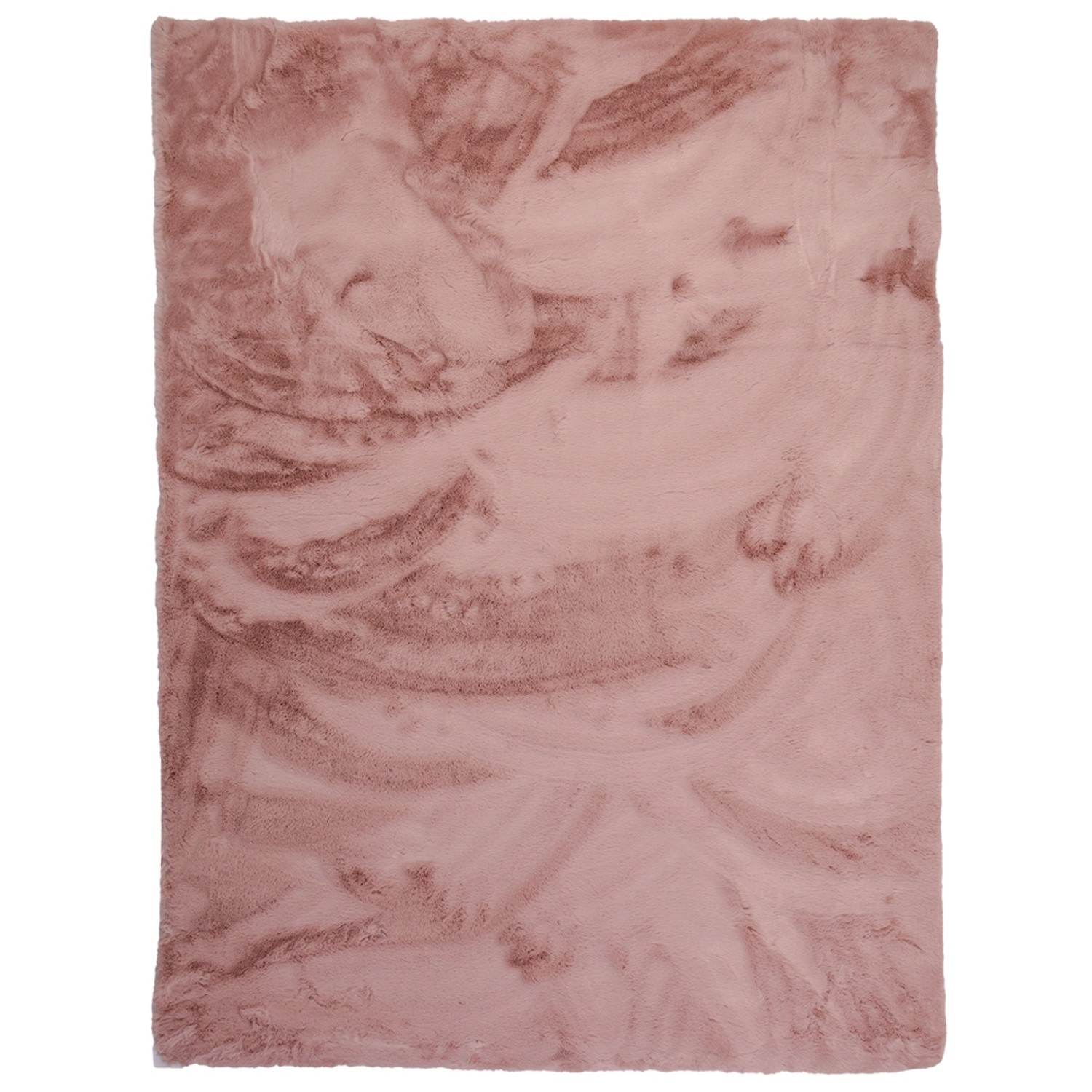 Indavo Dywan RABBIT-FUR 120 x 160 cm pudrowy róż