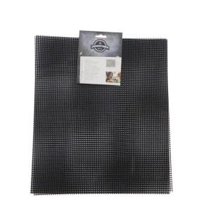 Jamestown nieprzywierające maty do grillowania, zestaw 3 szt., prostokątne, czarne. Akcesoria do grilla do delikatnego gotowania.