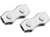 LUX-TOOLS Zacisk podwójny nierdzewny 1,5-3mm 2szt.