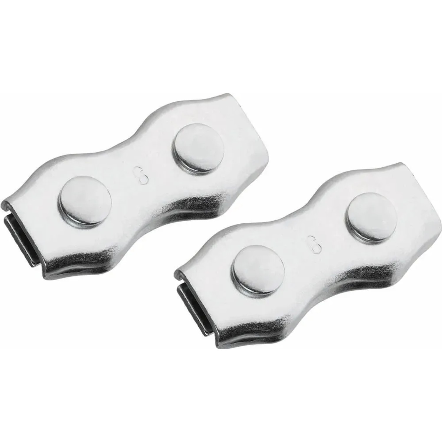 LUX-TOOLS Zacisk podwójny nierdzewny 1,5-3mm 2szt.