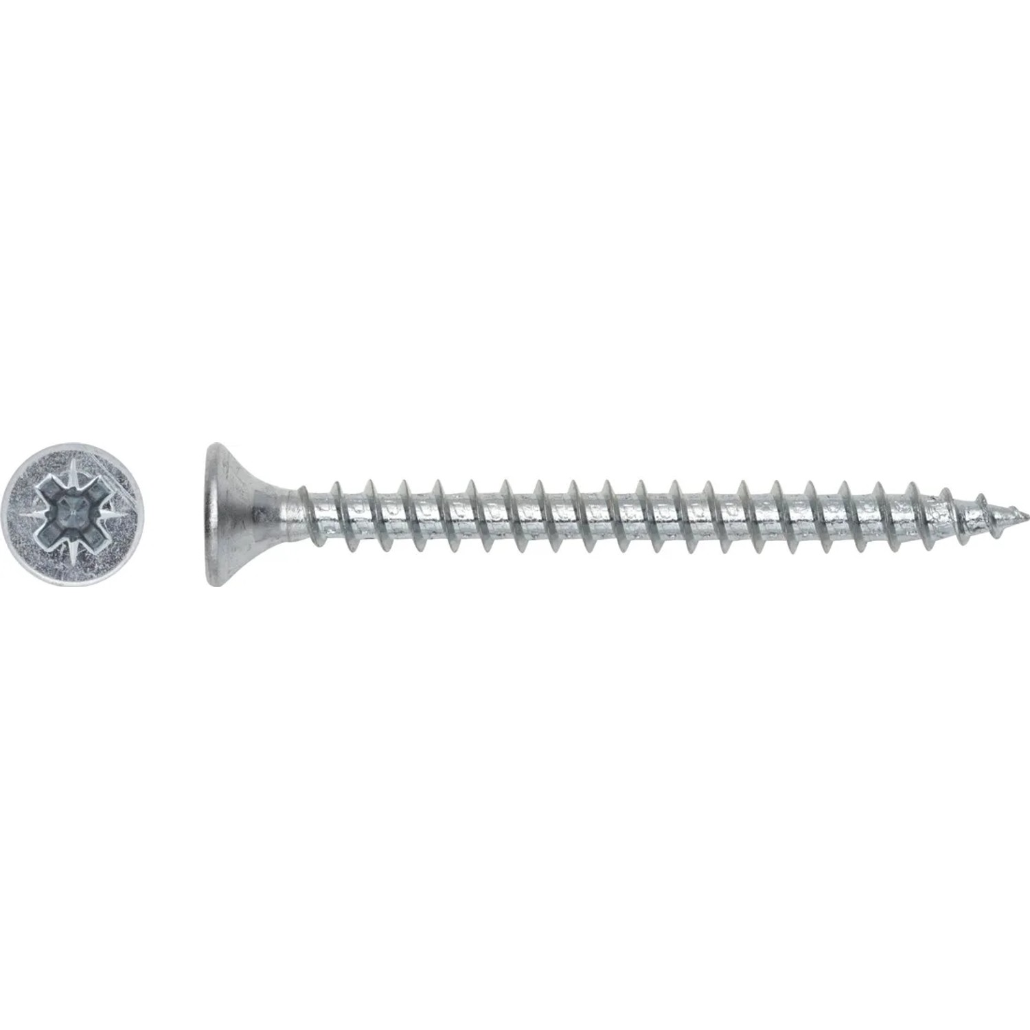 LUX-TOOLS Wkręt uniwersalny z łbem stożkowym płaskim TX 4 mm x 35 mm ocynk 25 sz