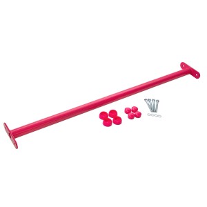 4IQ Drążek metalowy różowy dł. 90 cm, fi 32 mm