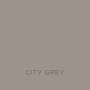 Próbka koloru City Grey do farb ściennych.