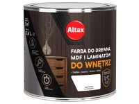 Farba do drewna ALTAX do wnętrz biały połysk 400 ml