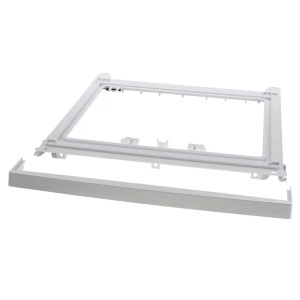 Część zamienna do pralki ładowanej od góry, biała konstrukcja ramy.