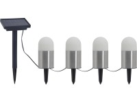 Łańcuch solarny 4-punktowy 4 x LED inox