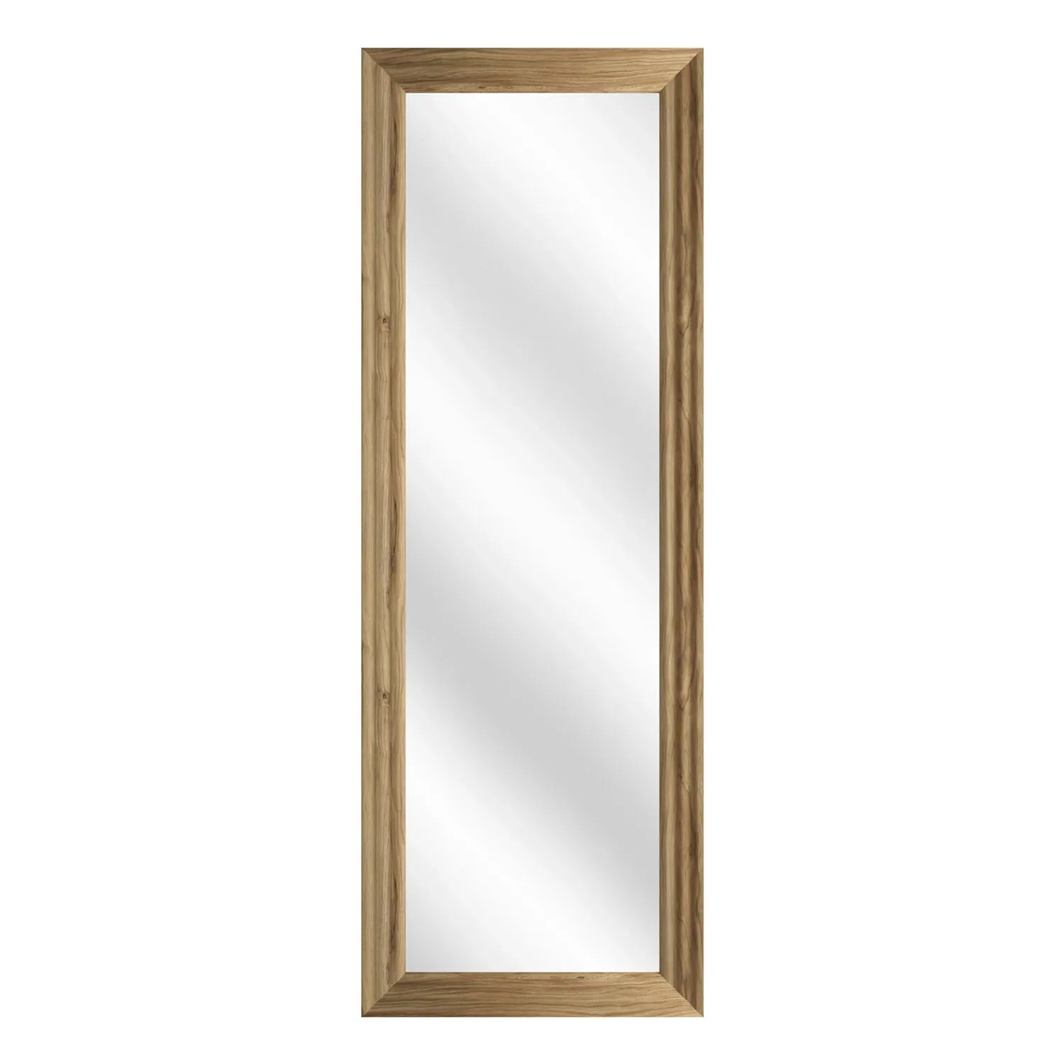 Lustro Wave z ramą MDF 50 x 142 cm brąz