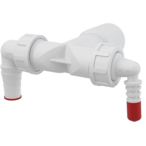 Biały adapter t.b.t. do zastosowań technicznych.