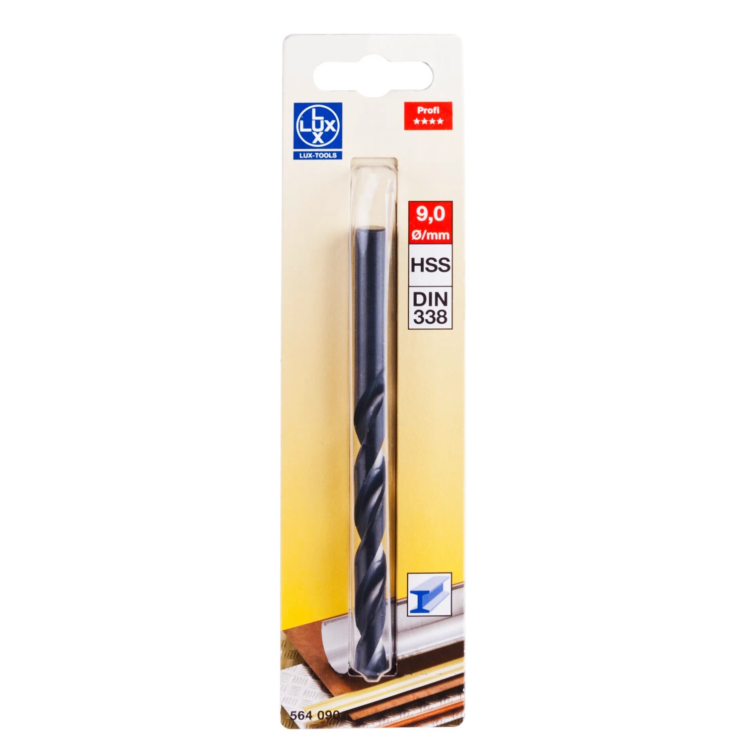 LUX-TOOLS Wiertło do metalu 9x125 mm