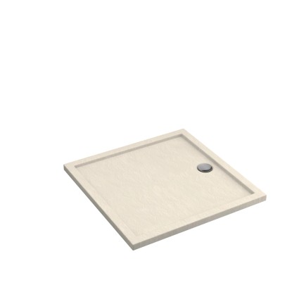 Schedpol Brodzik kwadratowy Larix 80 kaszmirowy struktura 80x80x4,5