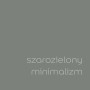 Szaro-zielony próbnik koloru farb do ścian. Idealny do nowoczesnych wnętrz.