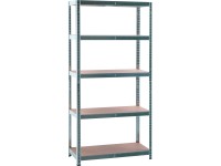 OBI Regał metalowy ocynk 180 x 90 x 40 cm 5 półek MDF/175 kg