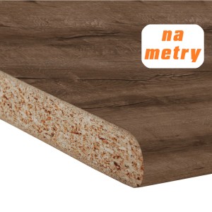 Parapet t.b.t. o wyglądzie drewna, cięty na wymiar.