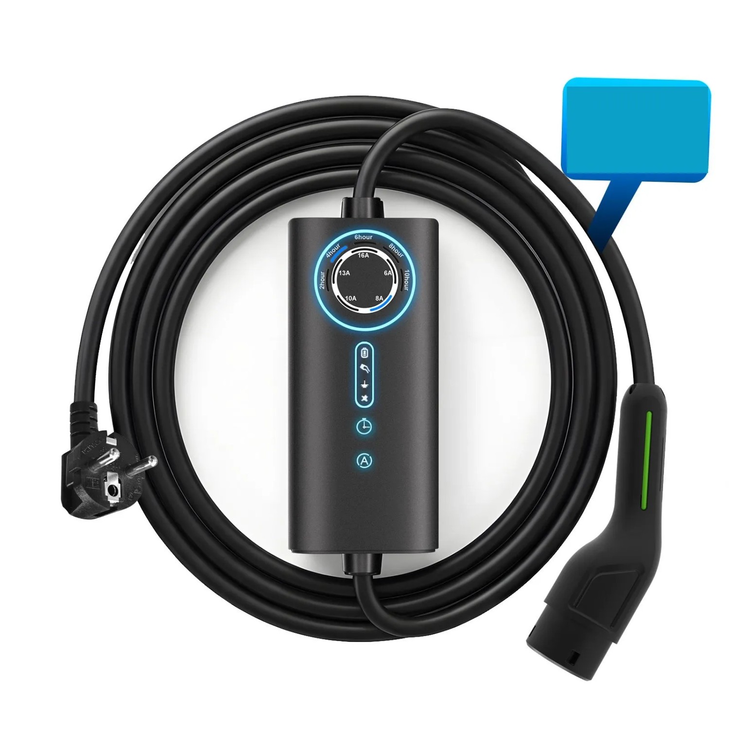 Junsun Ładowarka EV 3.5 kW 6 m Kabel Typ 2 1-fazowy 6-16A