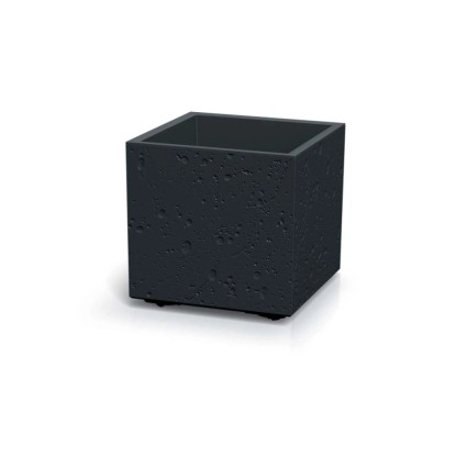 Prosperplast Donica Sierra czarna - 38 x 38 x 37 cm