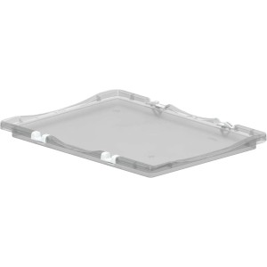 Przezroczysta pokrywa z zawiasami do systemu Eurobox do pudełka 40 x 30 cm do przechowywania bezpyłowego.