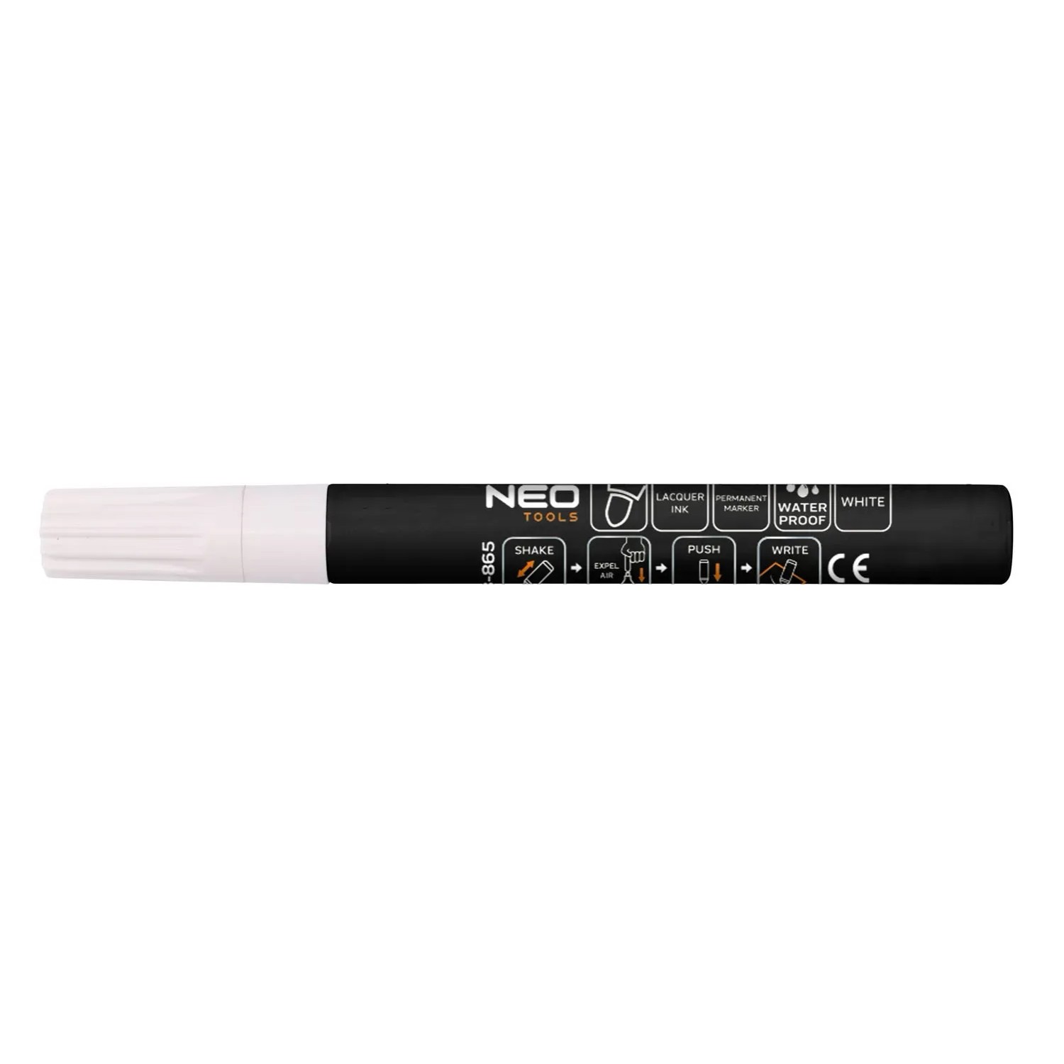 Neo Tools Marker budowlany biały permanentny lakierowy