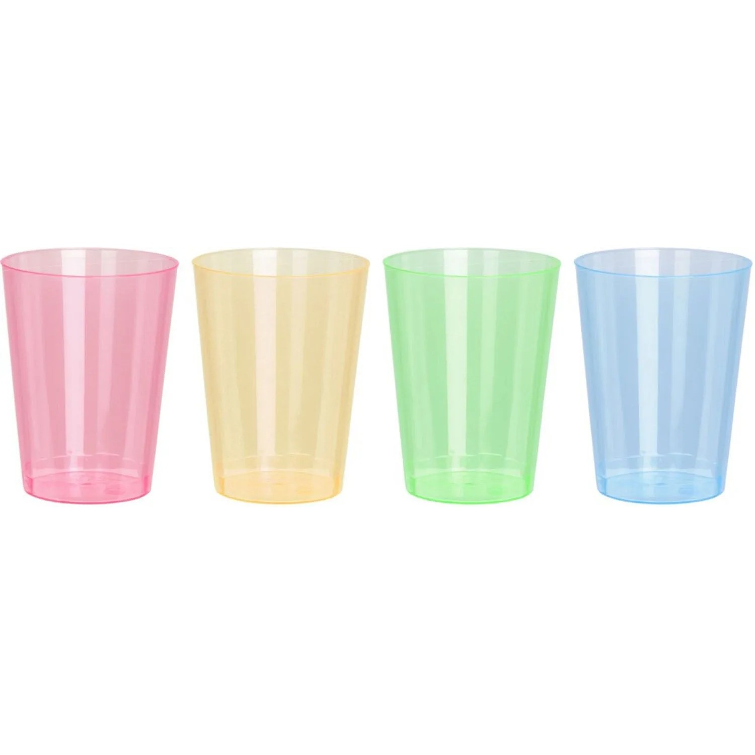 Zestaw szklanek, mix kolorów - 280 ml