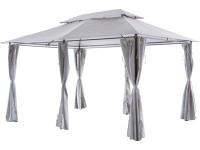 Pawilon ogrodowy PALMARILLO szary - 3,96 x 2,96 m