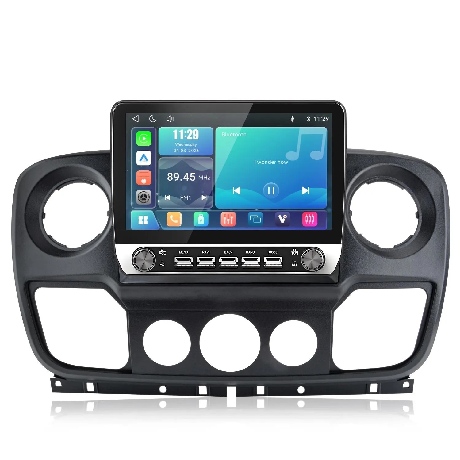 Junsun Radio Samochodowe Do Renault Master Nissan Nv400 Opel Movano 2010-2021 Linux Z Pokrętłem