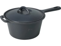 Garnek żeliwny z pokrywką - śr. 31 cm