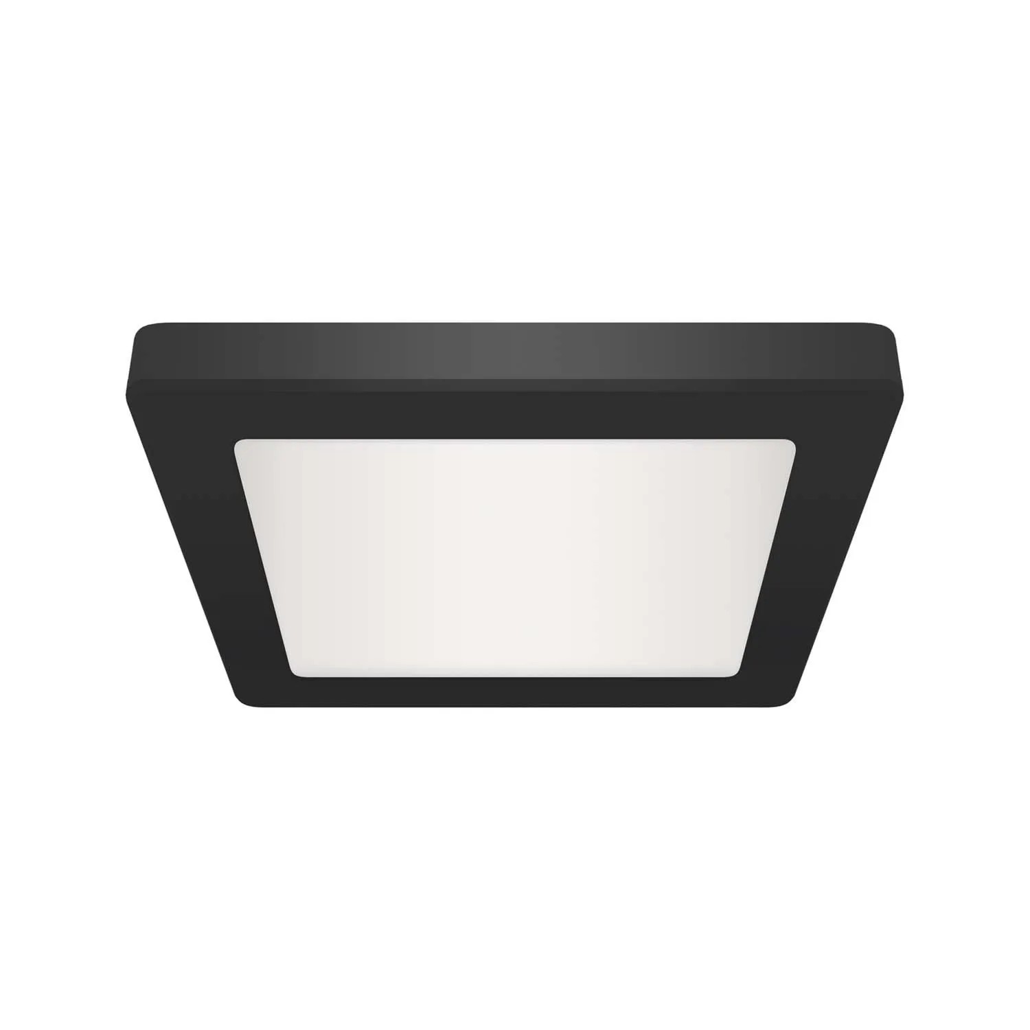 Struhm Lampa natynk/podtynk OLGA LED D 12W BL CCT 1150lm 16,4x16,4cm czarna