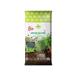 Bio ziemia do ziół w 10l worku do warzyw i ziół.