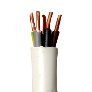 Kabel wielożyłowy z izolacją z tworzywa sztucznego, różne kolory.