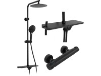 Rea Kolumna prysznicowa Mike czarna Rea Kolumna prysznicowa Mike czarna