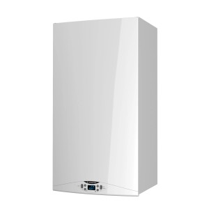 Biały kocioł grzewczy (t.b.t.) do systemów grzewczych.