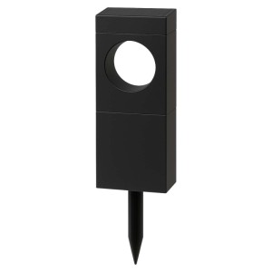 Eko-Light Lampka solarna CYKLOP 0,15W 3000K 5lm IP44 wys. 39cm czarna