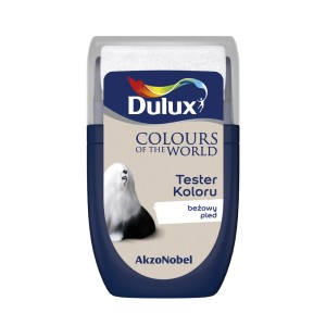 Tester koloru Dulux „beżowy pled“: Odkryj odcień farby do ścian.