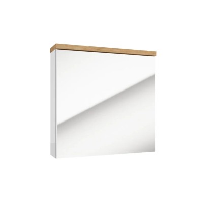 Defra Szafka lustrzana Space Nobu 60 cm biała / dąb