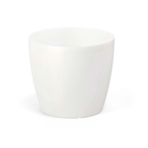 Biała doniczka z kategorii Osłonki.