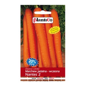 Opakowanie nasion marchwi "Nantes 2" Plantico, nasiona warzyw.