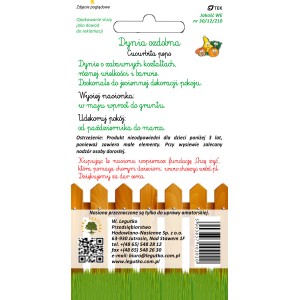 Opakowanie nasion dyni ozdobnej: Kolorowe dynie do jesiennej dekoracji domu. Nasiona warzyw.