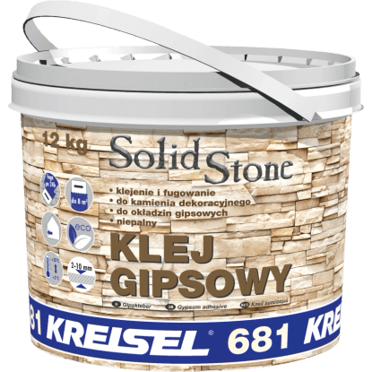 Kreisel Klej gipsowy do cegły i kamienia 681 12 kg