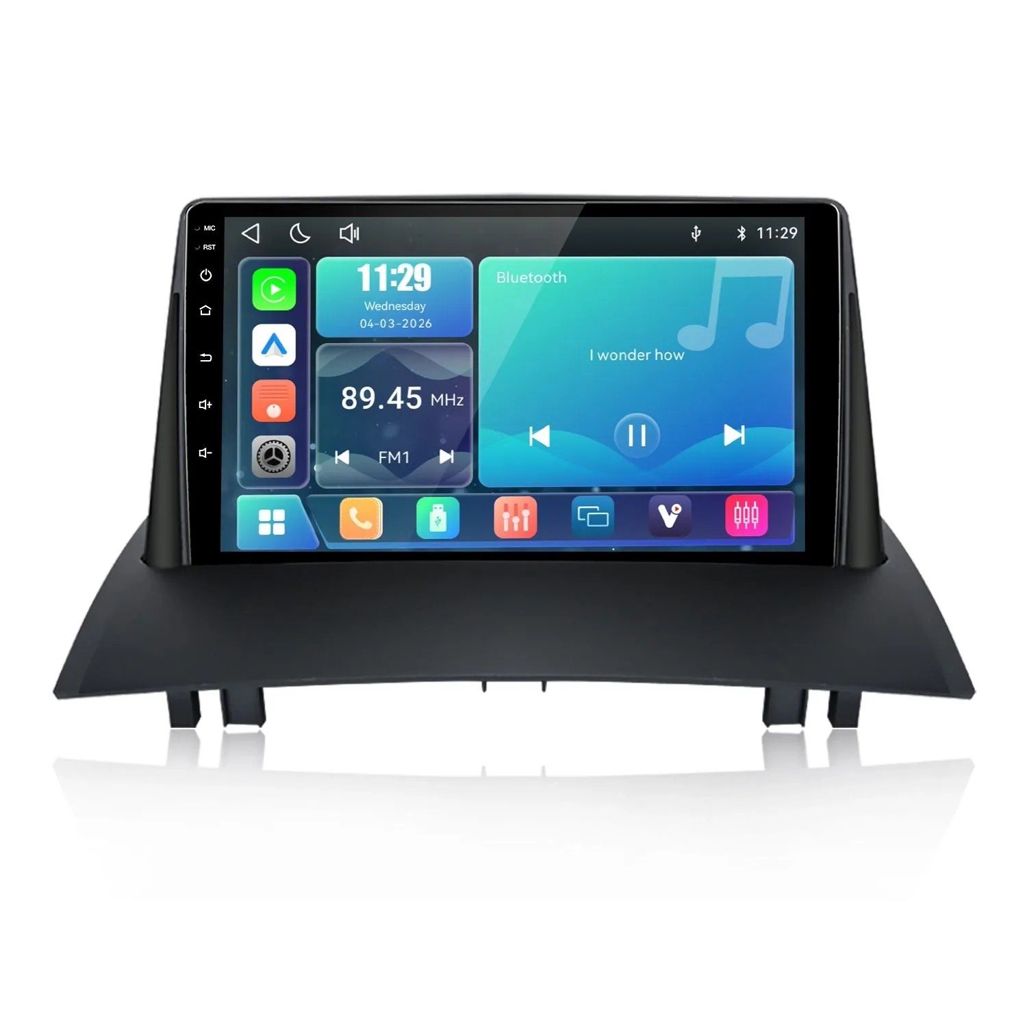 Junsun Radio Samochodowe Do Renault Megane 2 2002-2009 Linux