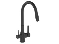 Invena Bateria kuchenna filtrująca wodę czarna Invena Bateria kuchenna filtrująca wodę czarna